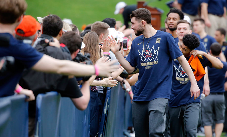 UVA championship celebration